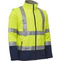 ELKA Visible Xtreme Softshelljacke Abnehmbare Ärmel...