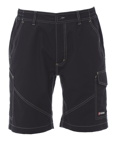 PAYPER Herren-Bermudas Shorts CARACAS Dehnbarer Bund SCHWARZ_XXL