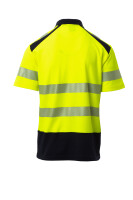 PAYPER WARNSCHUTZ POLO SHIRT ROAD S00539 FLUOGELB/MARINEBLAU_XL