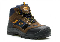 Dockers by Gerli Mittelhoher Sicherheitsschuh GIGA HIGH S3 Atmungaktiv Cognac/Navy_48