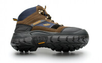 Dockers by Gerli Mittelhoher Sicherheitsschuh GIGA HIGH S3 Atmungaktiv Cognac/Navy_48