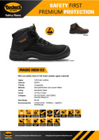 Dockers by Gerli MAGIC HIGH S3 Mittelhoher Sicherheitsschuh D0018