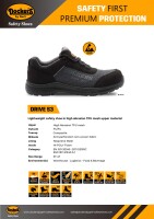 Dockers by Gerli DRIVE S3 Leichter Sicherheitsschuh D0016 Schwarz