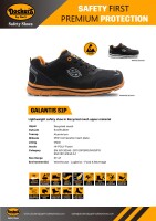 Dockers by Gerli GALANTIS Leichter Sicherheitsschuh S1P aus Recyceltem Mesh Obermaterial D0057