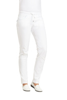LEIBER DAMENHOSE STRETCH 5-POCKET FORM WEIß 08/7101 Weiß/Dunkelrosa 0167 _34L
