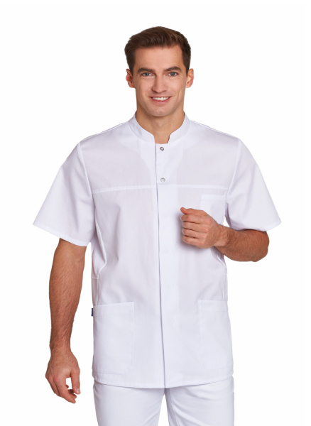 LEIBER HERREN KASACK 1/2 ARM 12/1346 WEIß TENCEL® M