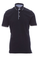 PAYPER HERREN Polo Shirt CAMBRIDGE 000076 MARINEBLAU/WEISS_L