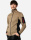 FHB® CHRISTOPH Strickfleece Jacke HERREN Modische Passform Beige/Schwarz_5XL