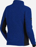 FHB® CHRISTOPH Strickfleece Jacke HERREN Modische Passform Royalblau/Schwarz_3XL