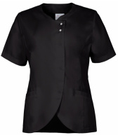 LEIBER DAMEN Kasack 08/2686 Kurzarm Schwarz_52