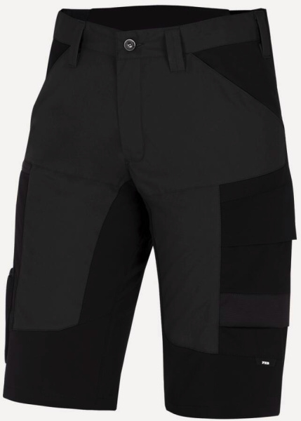 FHB® KIM Leichte kurze Arbeitshose 4-Wege- Stretch Unisex Anthrazit/Schwarz_50