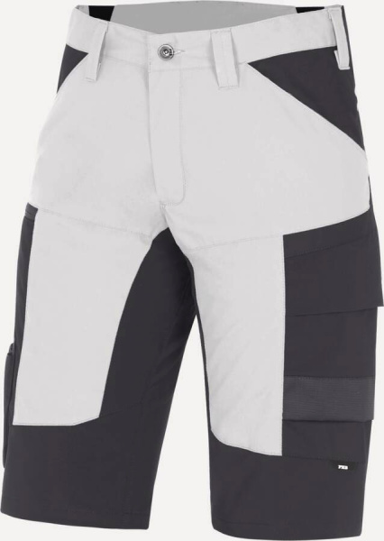 FHB® KIM Leichte kurze Arbeitshose 4-Wege- Stretch Unisex Weiß/Anthrazit_64