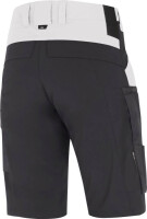 FHB® KIM Leichte kurze Arbeitshose 4-Wege- Stretch Unisex Weiß/Anthrazit_64