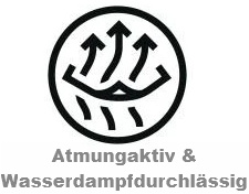 Atmungaktiv Wasserdampfdurchlääsig