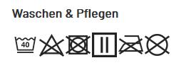 Wasch & Pflegehinweis Portwest MV70
