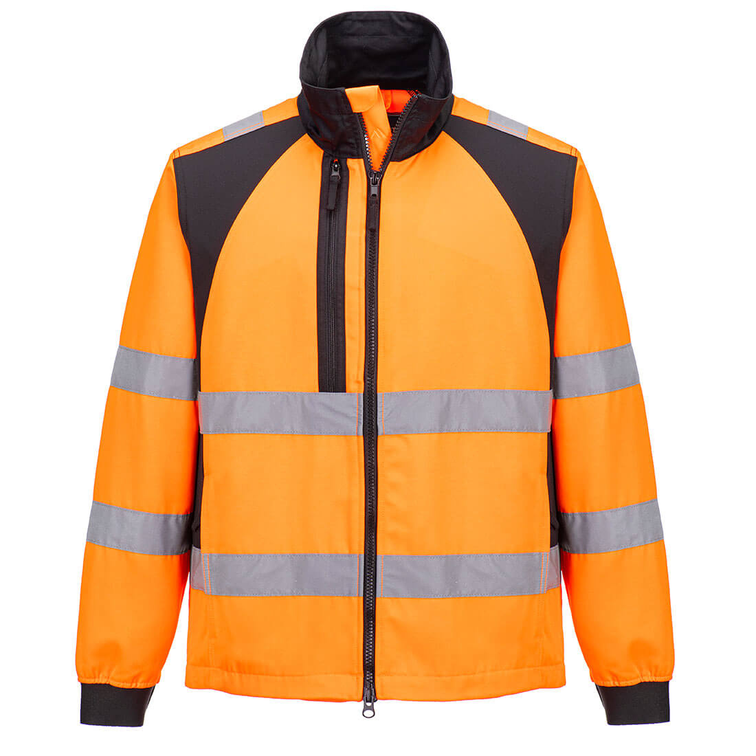 Orange/Schwarz