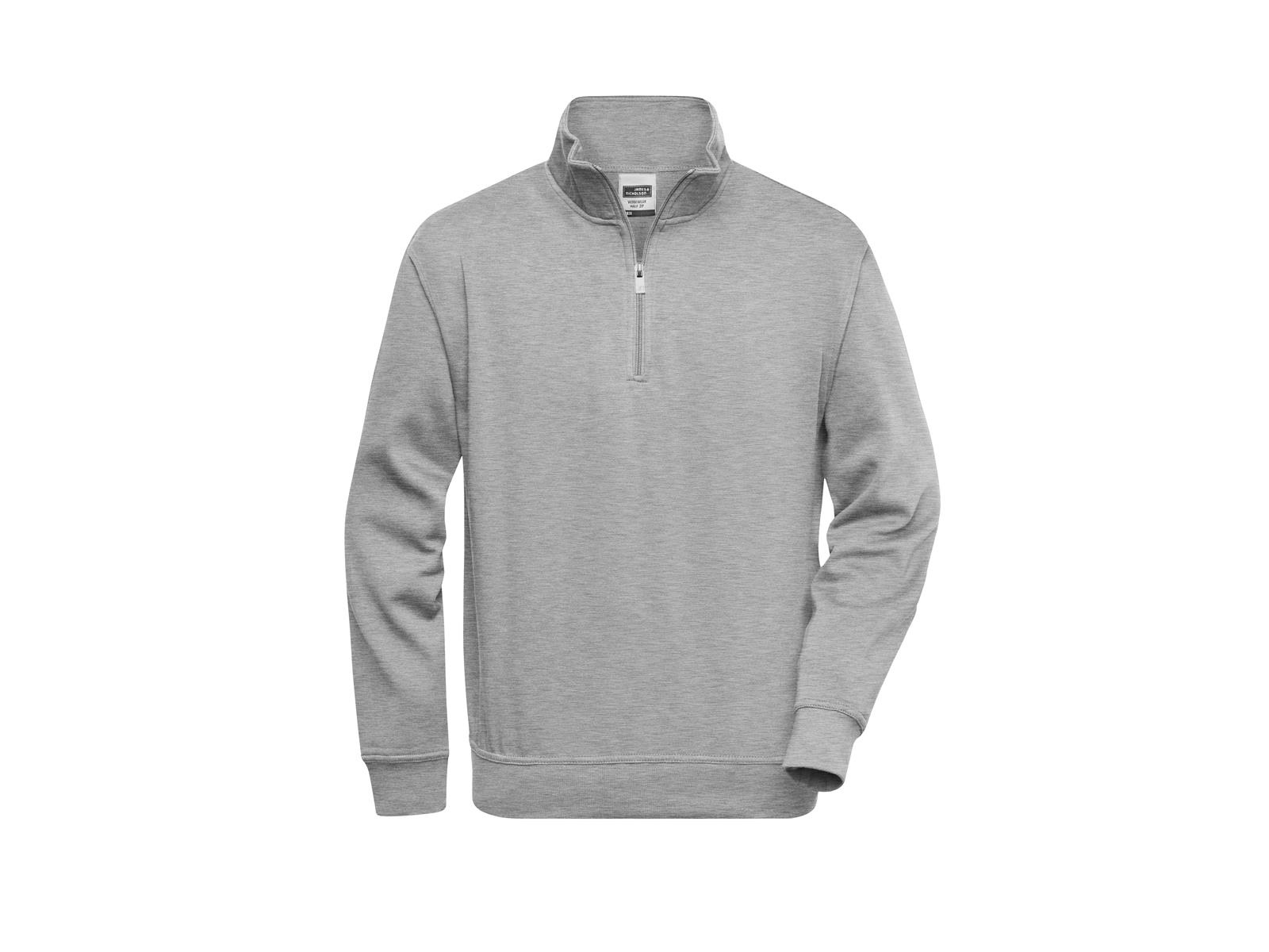 James & Nicholson® Workwear Half Zip Sweat  JN831