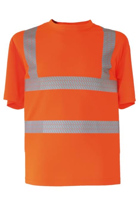 Korntex® Hi-Vis Warnschutz T-Shirt „Alhambra“ - Broken Reflex -